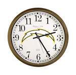 New Clock w/ Seattle Chargers NFL Team Logo