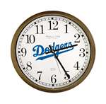 New Clock w/ Los Angeles Dodgers MLB Team Logo