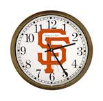 New Clock w/ San Francisco Giants MLB Team Logo