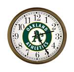 New Clock w/ Oakland Athletics MLB Team Logo