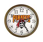 New Clock w/ Pittsburgh Pirates MLB Team Logo