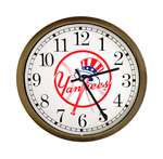 New Clock w/ New York Yankees MLB Team Logo