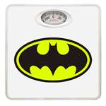 White Finish Dial Scale Round Toilet Seat w/Batman Logo