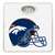 White Finish Dial Scale Round Toilet Seat w/Denver Broncos Helmet NFL Logo