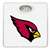 White Finish Dial Scale Round Toilet Seat w/Arizona Cardinals NFL Logo