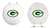 White Finish Round Toilet Seat w/Green Bay Packers NFL Logo