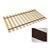 Brown Strap Twin Size Bed Slats Support / Bunkie Board