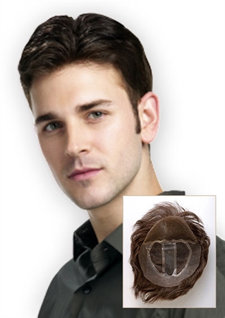 Men's Human Hair Toupee