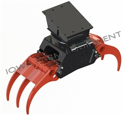 IFE 5T82 Bypass Log Grapple w/Rigid Slew Ring Rotator