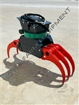 IFE 5T62, 62" 5-Tine Bypass Log Grapple & Rigid Slewing Ring Rotator