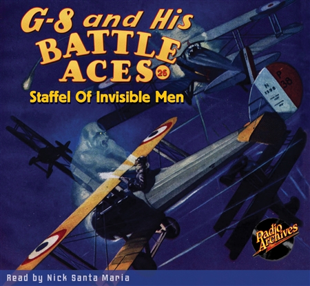 G-8 and His Battle Aces Audiobook #26 Staffel Of Invisible Men