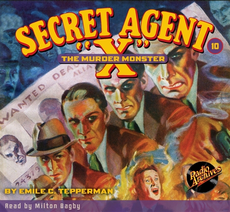 Secret Agent "X" Audiobook - #10 The Murder Monster