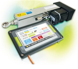 Q-7789: Edge Position Web Guide with 550 lbf (250 kgf) & 7" (180mm) stroke actuator same as Q-6946 except with ES-101 Ultrasonic Sensor ; Opening 60mm