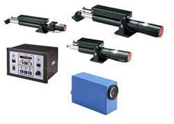 Edge Guide Controller (LPC99A), Actuator (KC80) and Optical Line Position Sensor (LS99N)