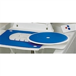 Bathmaster Deltis, Swivel Transfer Seat with Blue Cover