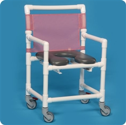 Midsize Open Front Soft Seat Shower Chair