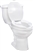 Raised Toilet Seat without Lid