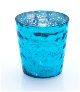 Luxe Votive 2.75"x 2.8" - Turquoise