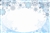 Winter seasonal snowflakes (Pack of 50 enclosure cards)