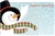 "Season's Greetings" : RED Snowman (Pack of 50 enclosure cards)