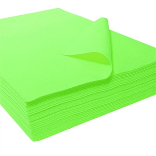 Felt Square 9"x12" - Lime Green (Pkg of 25)