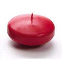 3" Floating Candle - Red