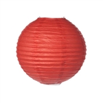 Battery Operated Paper Lantern 8" (RED)