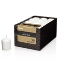 Votive Candles, Unscented, White (Pack of 30)