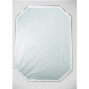 Mirror Placemat - Octagon with Beveled Edge - 12 x 18 inches