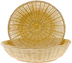 Round Bamboo Bun Basket