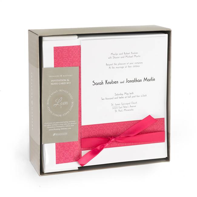 Fuchsia Band Invitation Kit