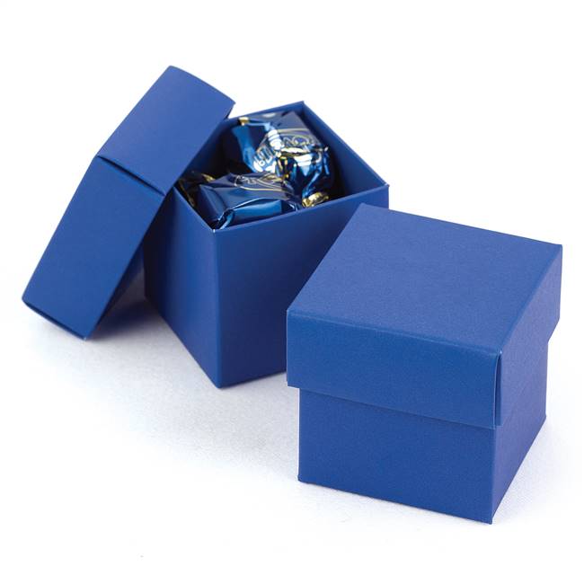 Royal Blue 2 piece Favor Boxes