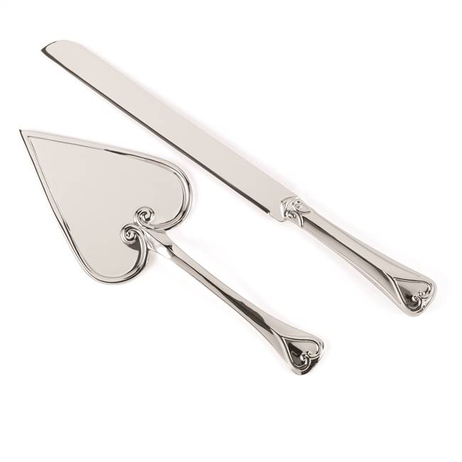 Reflective Heart Serving Set