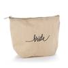 Bride Natural Jute Cosmetic Bag