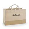 Bridesmaid Natural Jute Tote Bag - Large