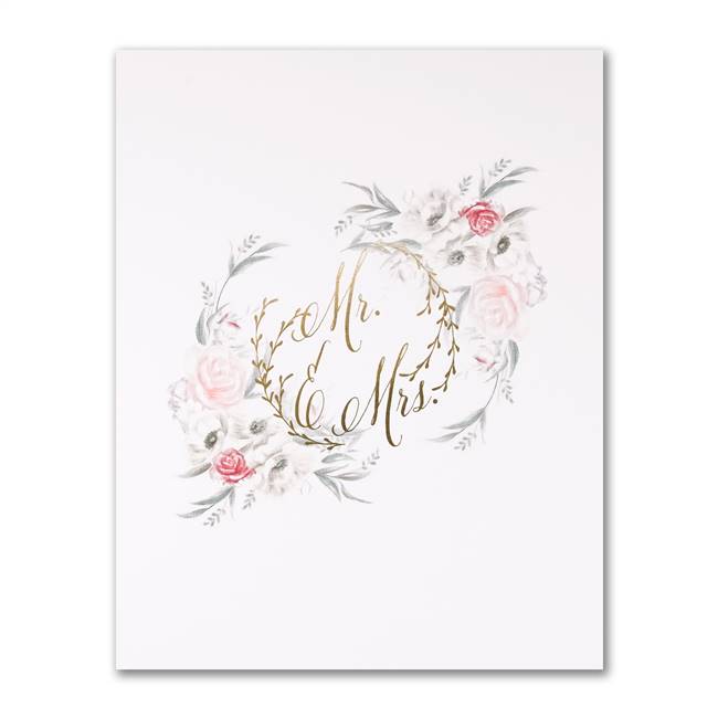 Ethereal Floral Art Print - Blank