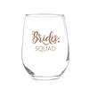 Bride's Squad Stemless Wine Glass - Blank