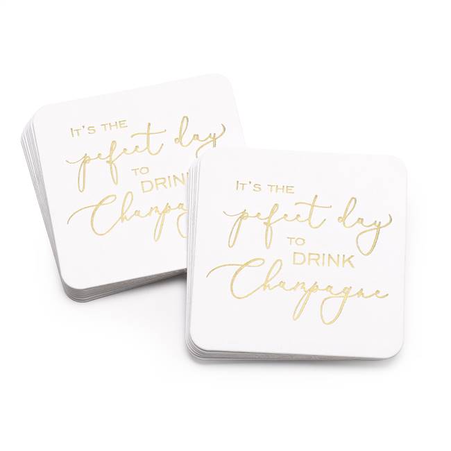 Drink Champagne Coasters