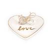 Gold Love Heart Ring Bowl