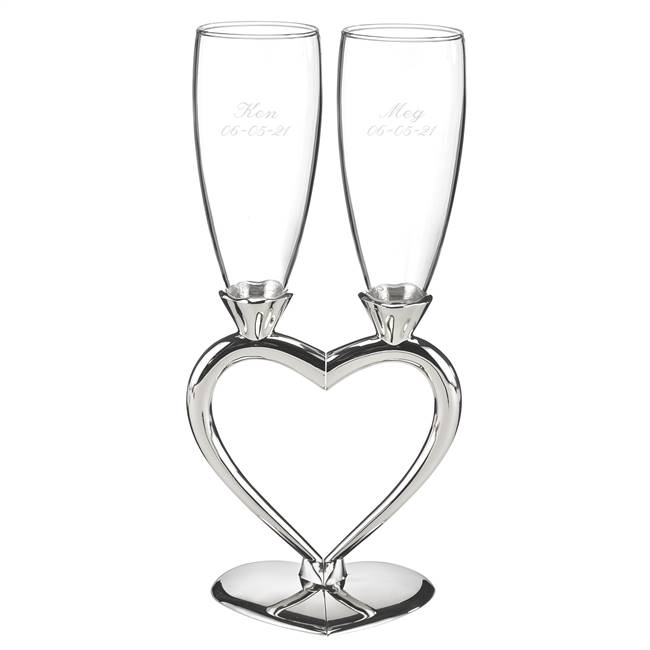 Interlocking Heart Flutes