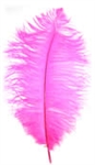 9-13" Ostrich Feathers - Hot Pink (1/2 Pound)