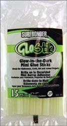 Glow-In-The-Dark Glue Sticks (Pkg 15)