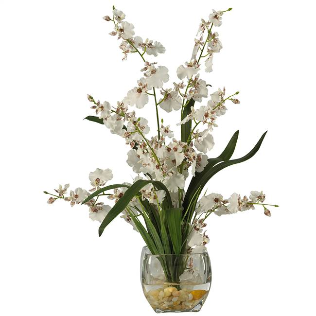 Dancing Lady Orchid Liquid Illusion Silk Flower Arrangement