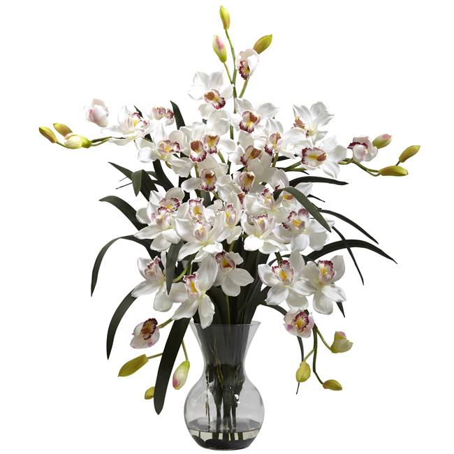 Large Cymbidium w/Vase Arrangement