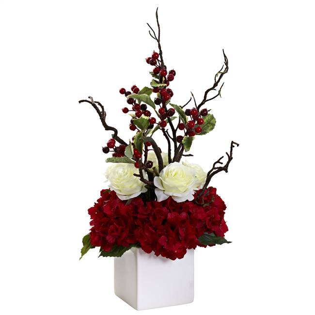 Holiday Cheers Arrangement w/Vase