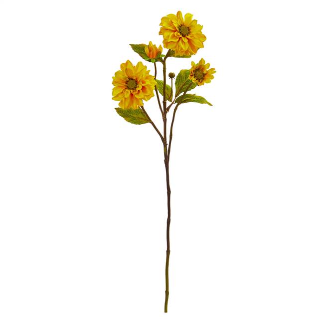 30” Zinnia Artificial Flower (Set of 6)