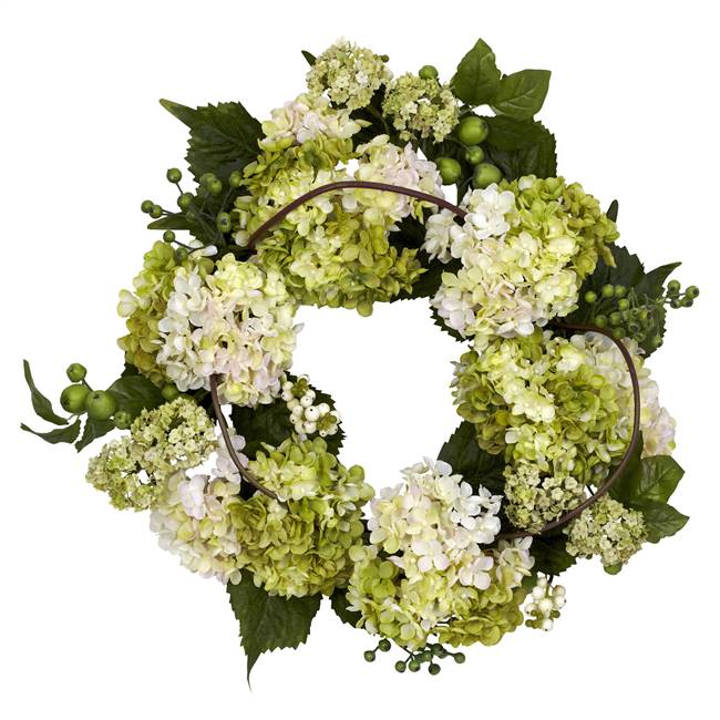 22” Hydrangea Wreath