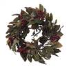 24" Pinecone, Berry & Feather Wreath