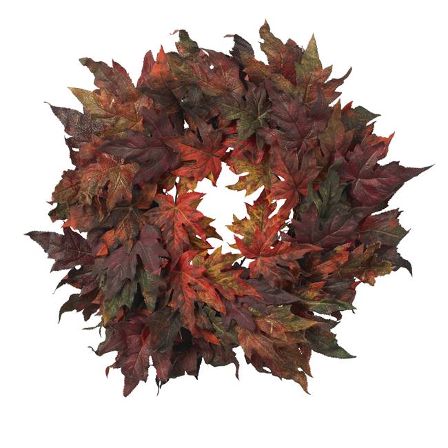 30" Maple Leaf Wreath