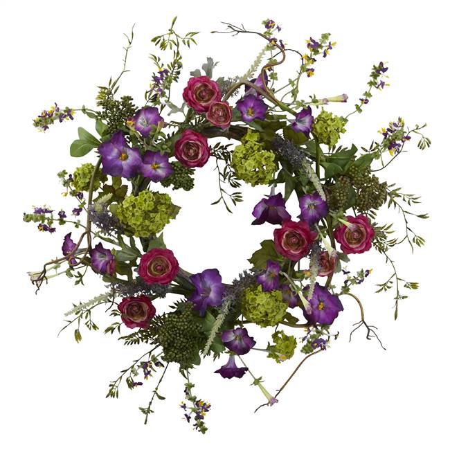 20” Veranda Garden Wreath